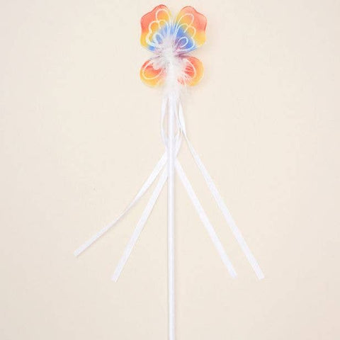 Rainbow Butterfly Wand