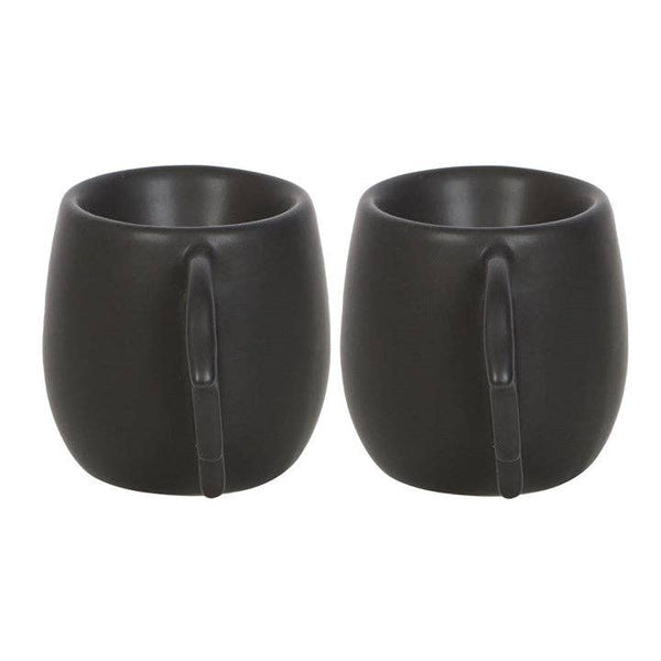 Gothic Bat Wing Halloween Egg Cup Set