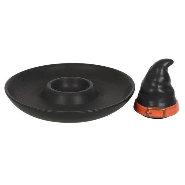 Halloween Wicked Witch Hat Chip & Dip Snack Serving Dish