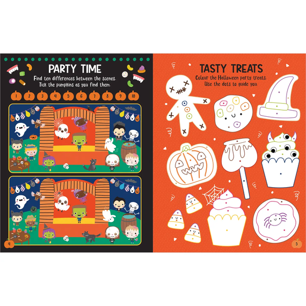 Halloween Party Activity Book