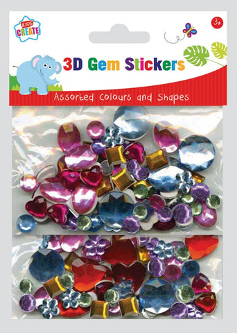 3D Gem Stickers