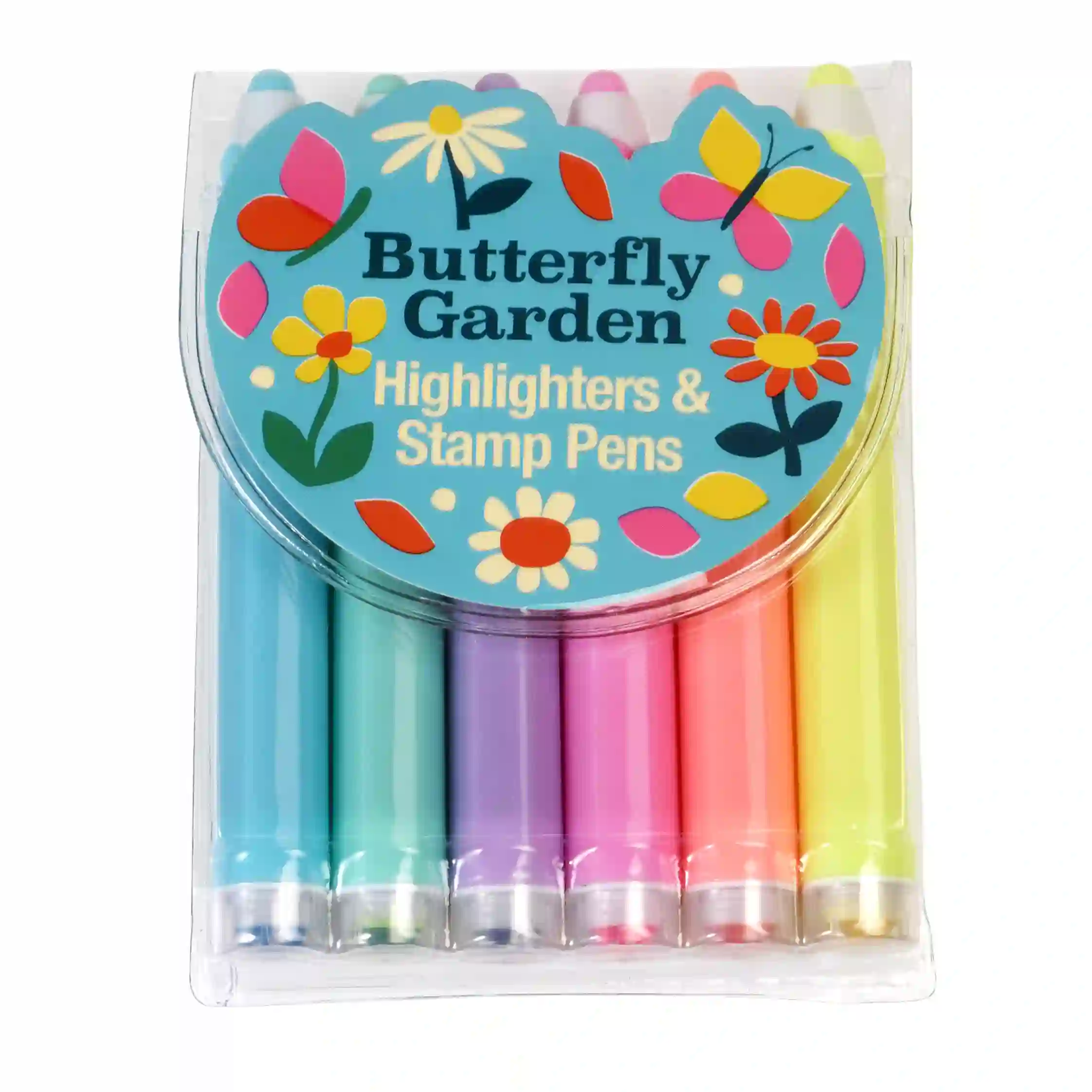 Hightlighters & Stamp Set Pens - Butterfly Garden