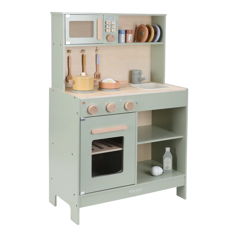 Little Dutch Wooden Mint Play Kitchen