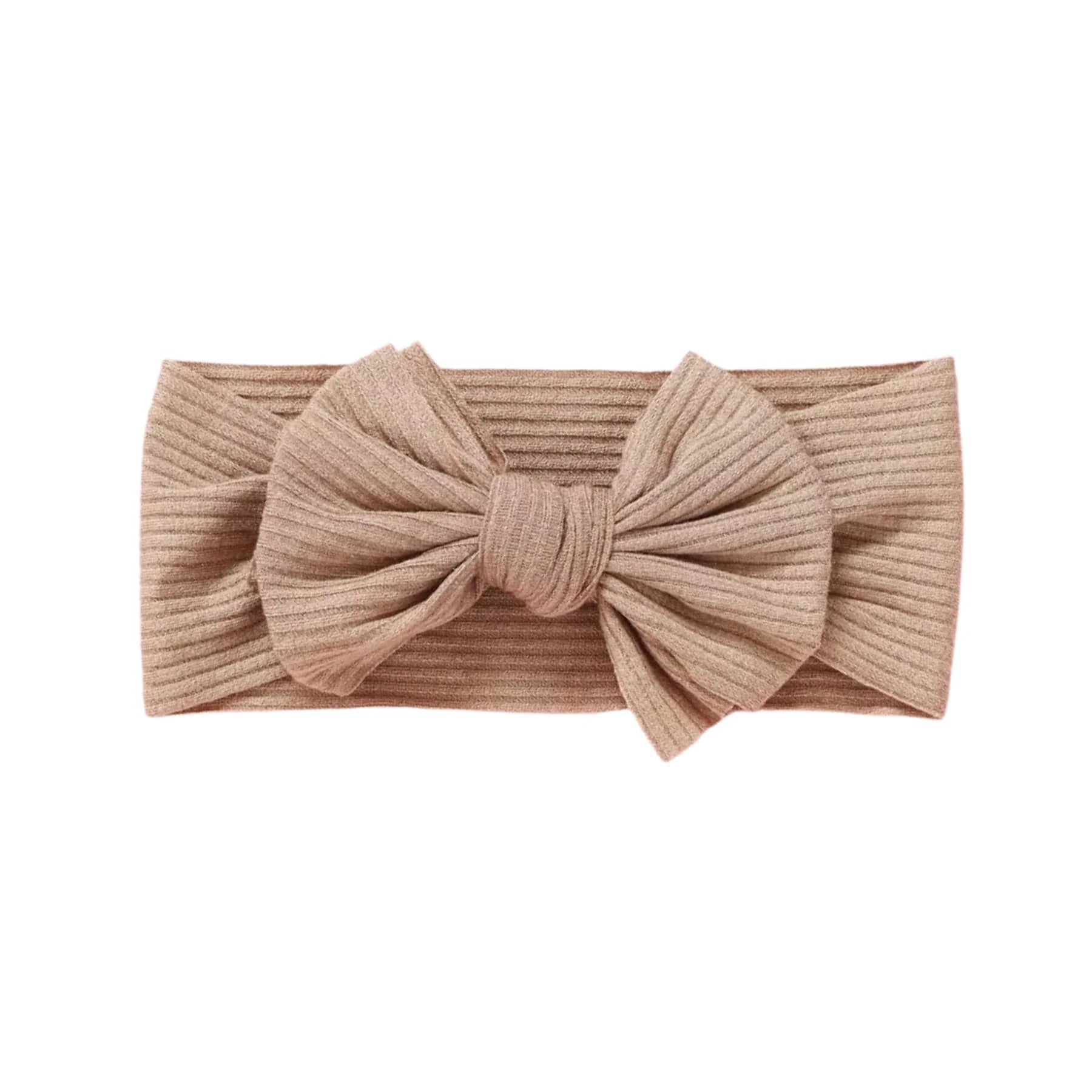 Brown Bow Headband  Neutral Baby Co