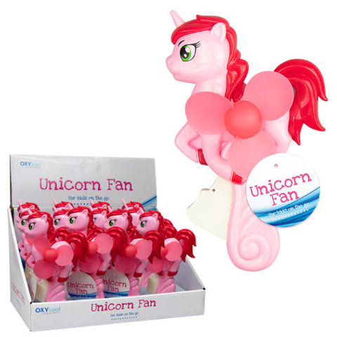 Pink Unicorn Handheld Fan