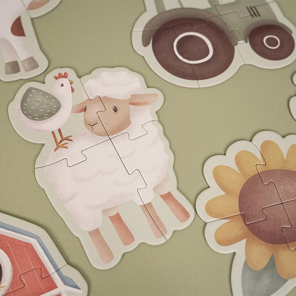 Little Dutch Farm - 6 in 1 Puzzles Little Farm