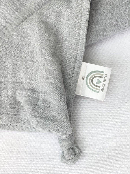 Grey Bunny Comforter Neutral Baby Co