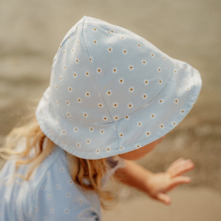 Little Dutch Reversible Swim Sun Hat Daisy 6-12 months