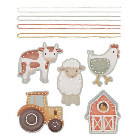 Little Dutch Lacing Cards - Little Farm