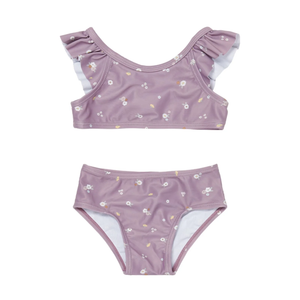 Little Dutch Beach Swimwear Flounce Mauve Blossom Bikini