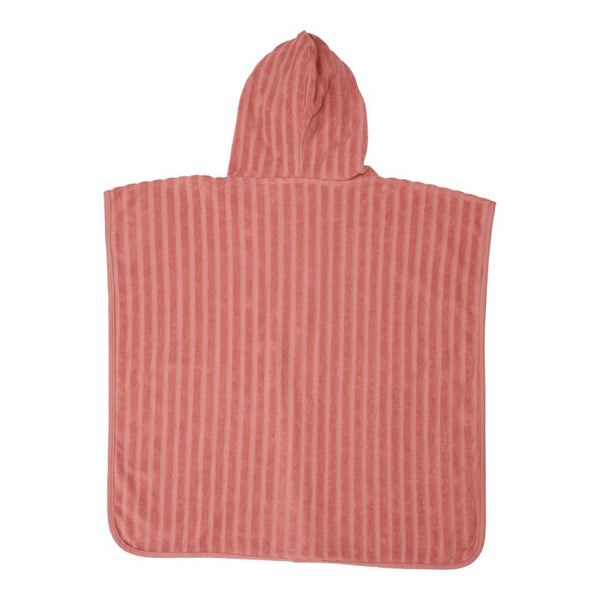Little Dutch Beach Swim Poncho Towel Pink