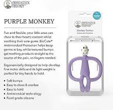Matchstick Monkey Teething Toy - Purple