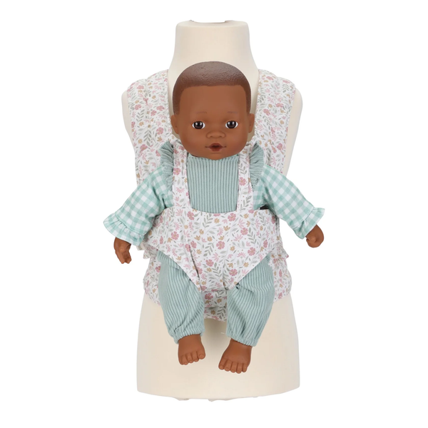 Little Dutch Doll Baby Carrier White Flowers