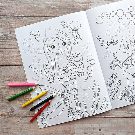 Dress Me Up Colouring and Activity Book - Mermaids