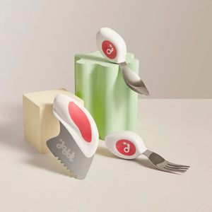 Doddl Children’s Cutlery - Spoon, Fork & Knife Magenta