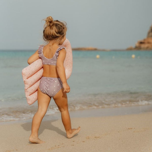 Little Dutch Beach Swimwear Flounce Mauve Blossom Bikini