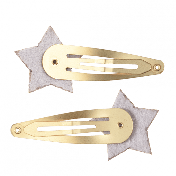 Fairies in the Garden Glitter Star Hair Clips