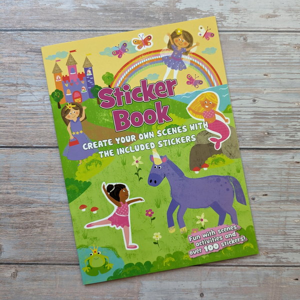 Create the Scene Sticker Book - Princess & Unicorn