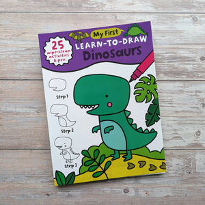 Learn to Draw Dinosaurs - Wipe Clean Book