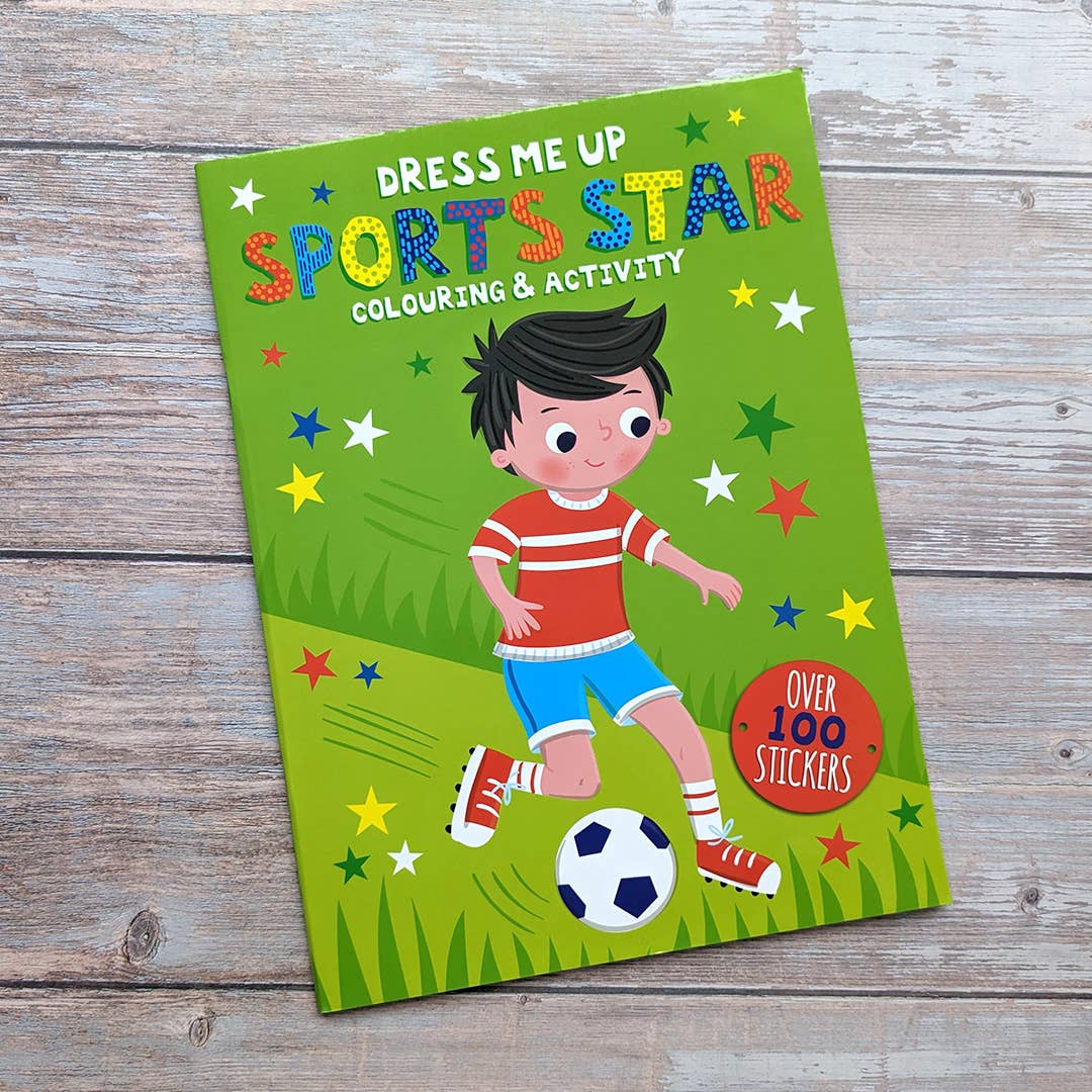Dress Me Up Colouring and Activity Book - Sports Star