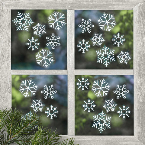 Christmas Snowflake Window Stickers