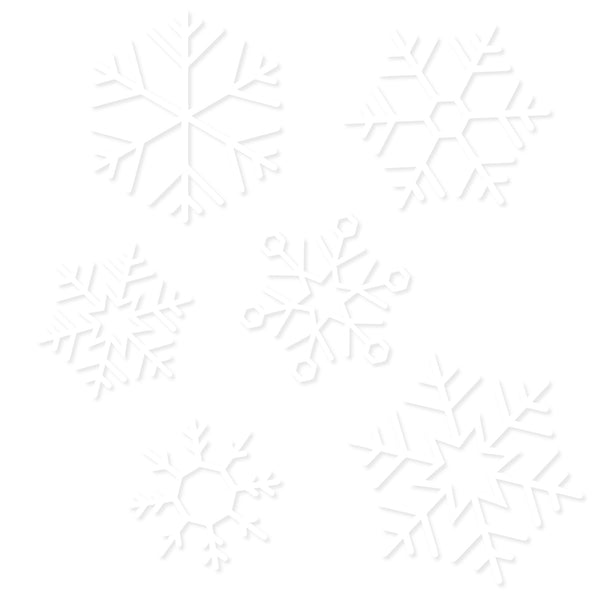 Christmas Snowflake Window Stickers