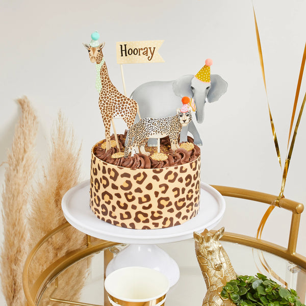 Safari Animals Party | Animal Cake Topper Set