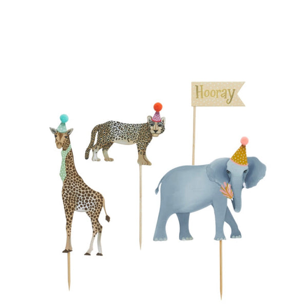 Safari Animals Party | Animal Cake Topper Set