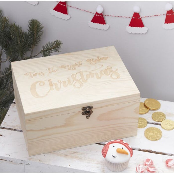 WOODEN CHRISTMAS EVE BOX