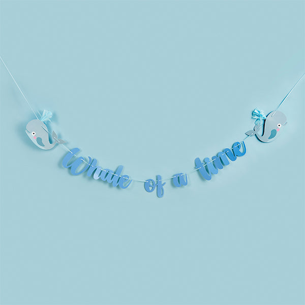 Whale of a Time Party | Whale of a Time Tassel Banner 2M