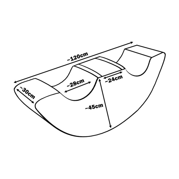 Soft Play Double Rocker - 1 Piece Set