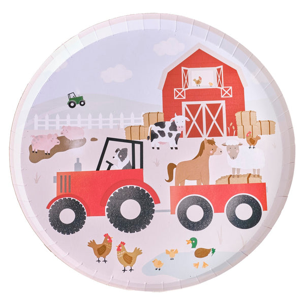 Farm Animals Party | Farm Animals Paper Plates