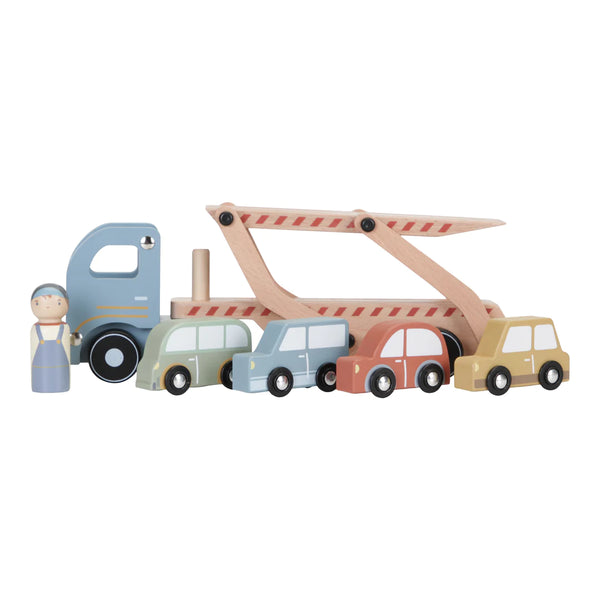 Little Dutch Wooden Transporter Truck