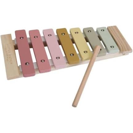 Little Dutch Wooden Xylophone - Pink