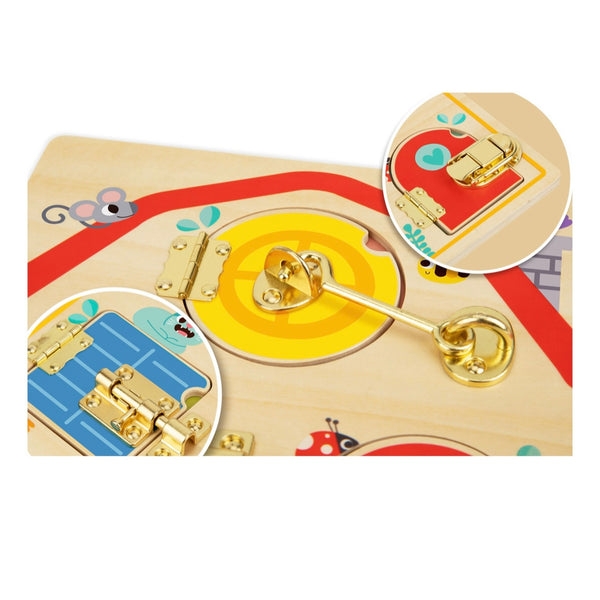 Wooden Latching Activity Board