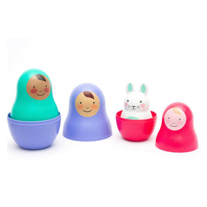 Little Jewels Nesting Babies with Chiming Bunny