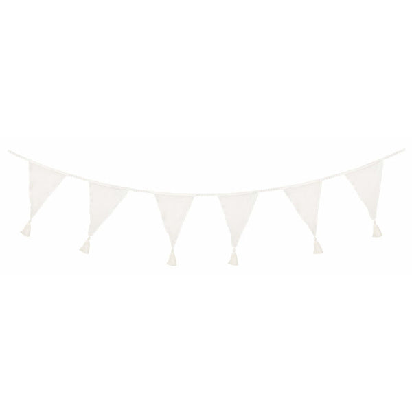 White Bunting Wall Flags