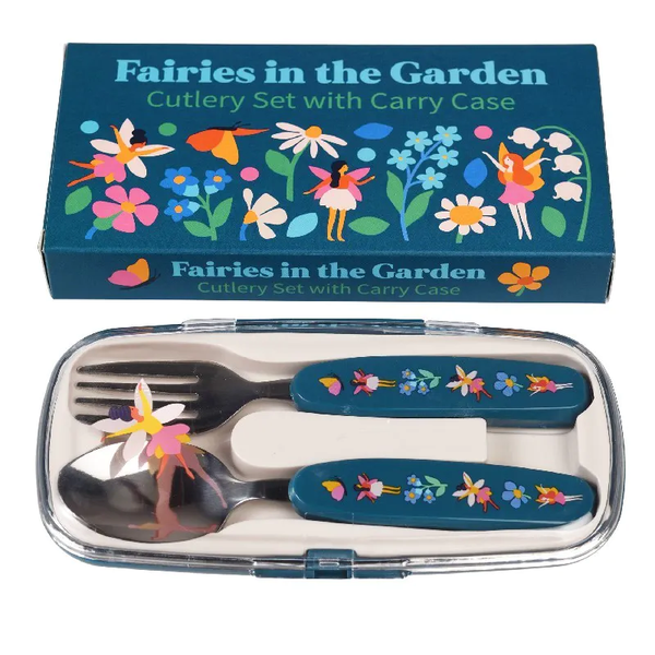 Fairies In The Garden Cutlery Set in a Case