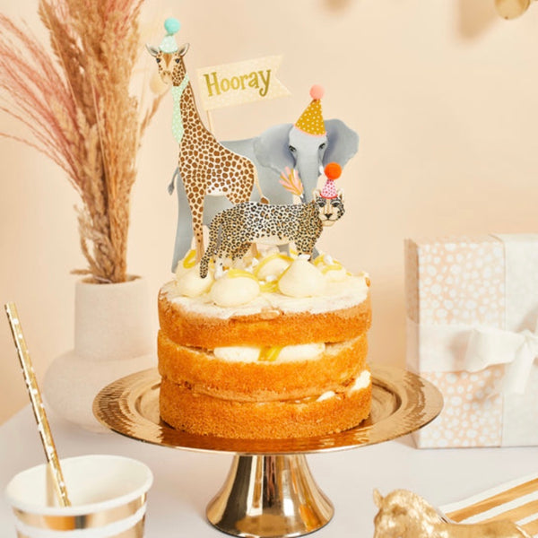 Safari Animals Party | Animal Cake Topper Set