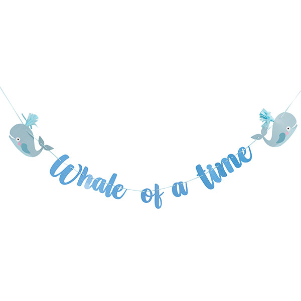 Whale of a Time Party | Whale of a Time Tassel Banner 2M