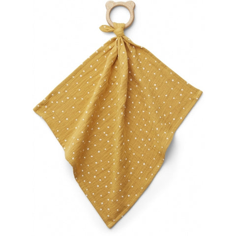 Dines Teether Cuddle Cloth - Confetti Yellow Mellow