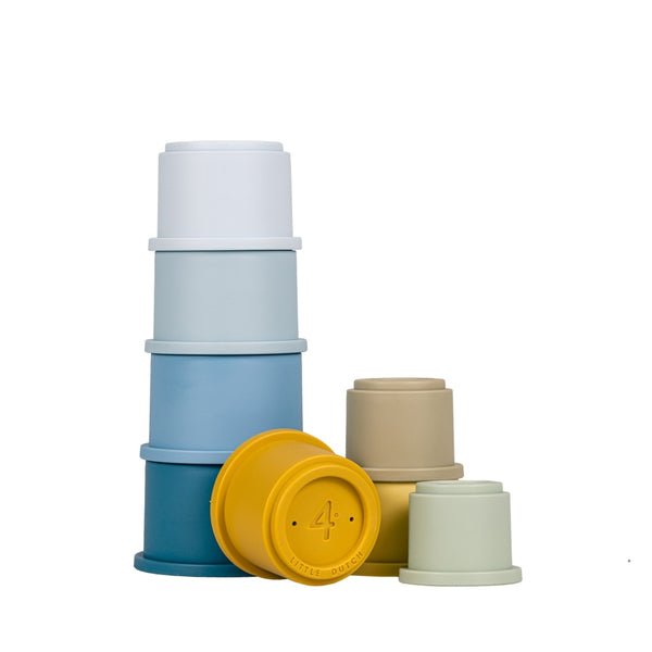 Little Dutch Blue Stacking Cups