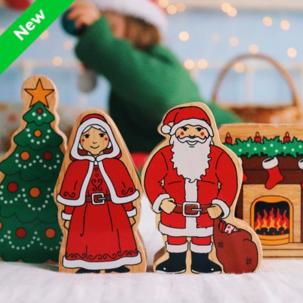 Christmas Wooden Mrs Claus