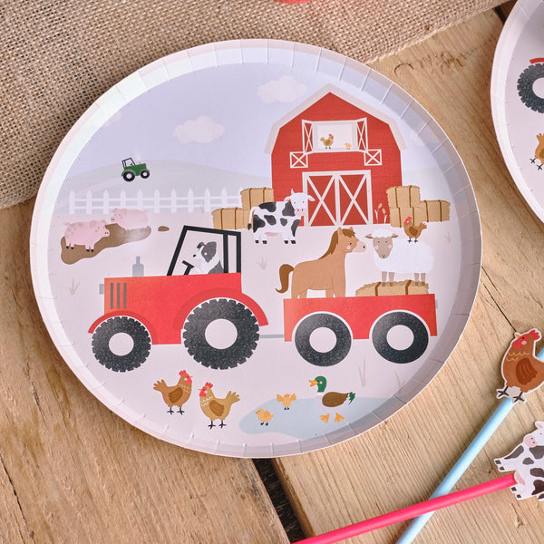 Farm Animals Party | Farm Animals Paper Plates