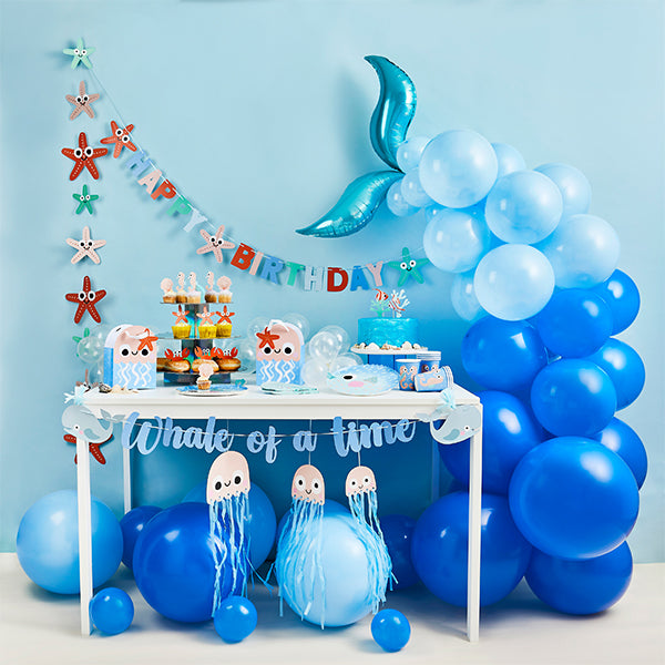 Whale of a Time Party | Whale Tail Balloon Arch DIY 40 Pack