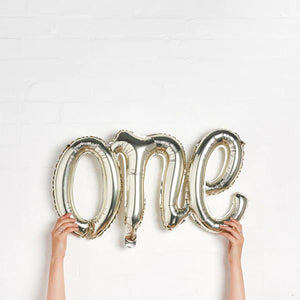 ONE | Gold ‘One’ Balloon