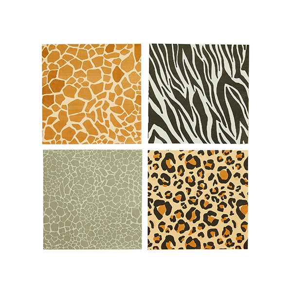 Safari Animals Party | Print Paper Napkins 16 Pack