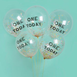 ONE | ONE TODAY Confetti Balloons