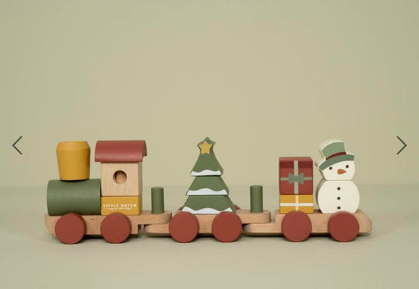 Christmas Wooden Train - Little Dutch