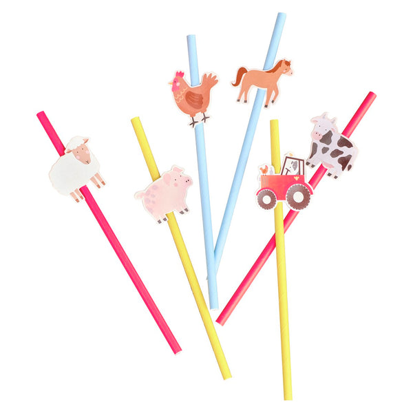 Farm Animals Party | Paper Straws